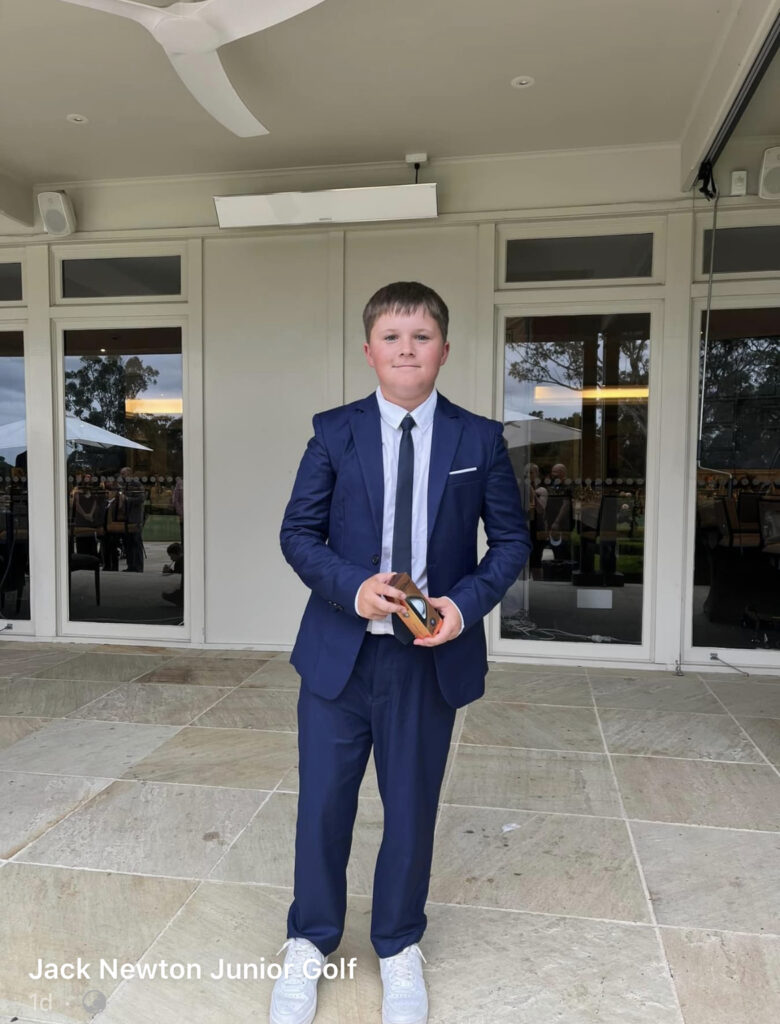 Jack Newton Junior Golf St Brigid's Catholic College